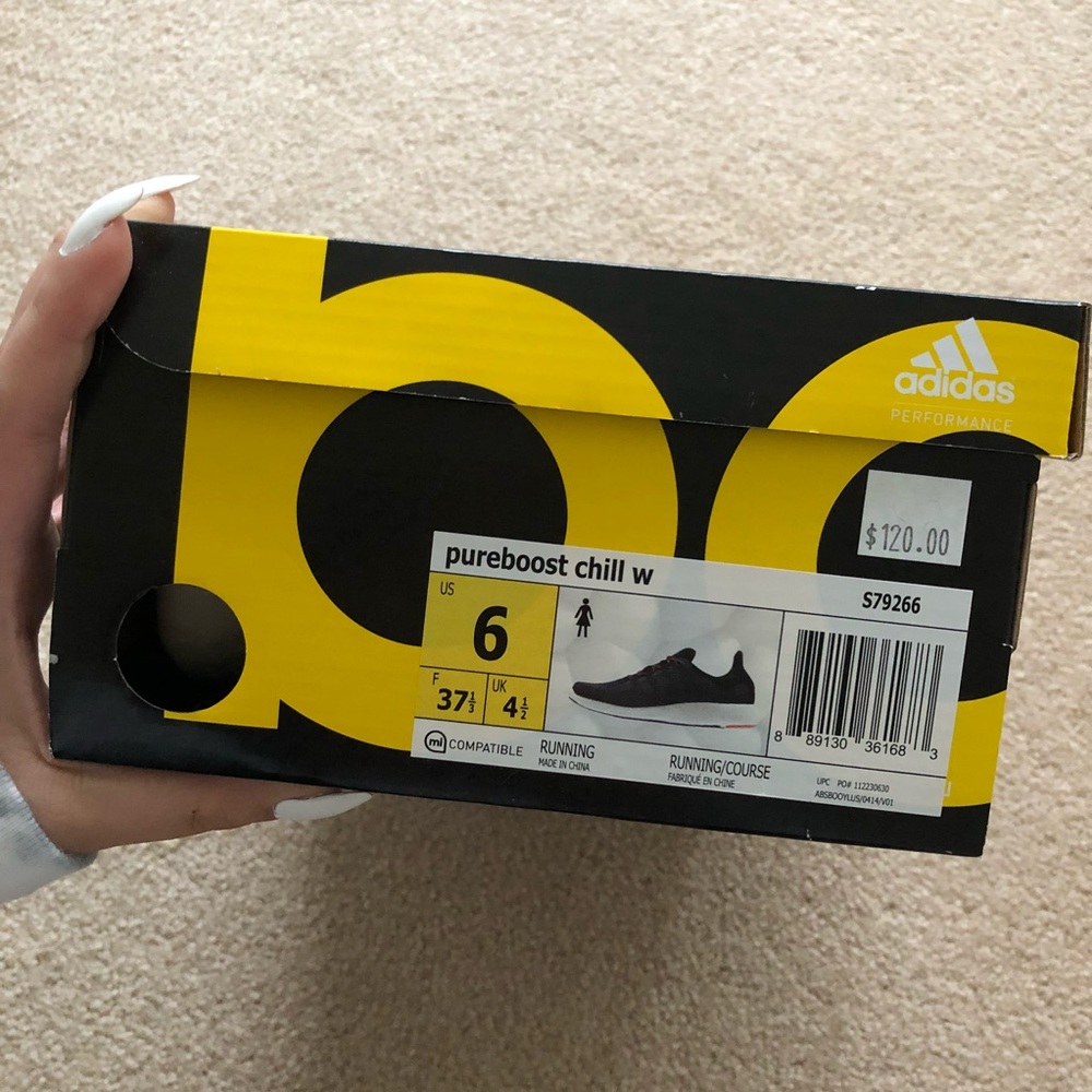 Adidas Pureboost Chill Navy Women’s Size 6 - Picture 2 of 7